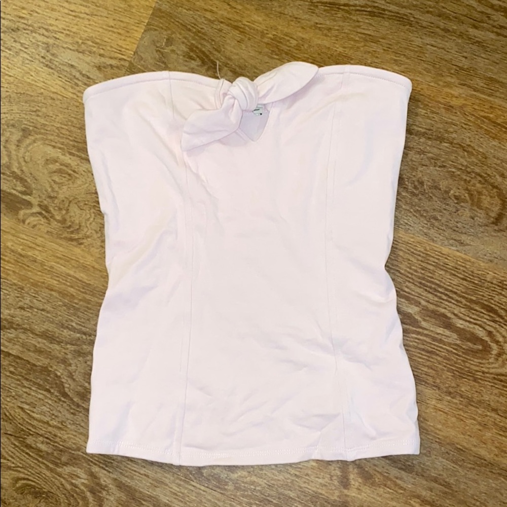 Express tube top with bow